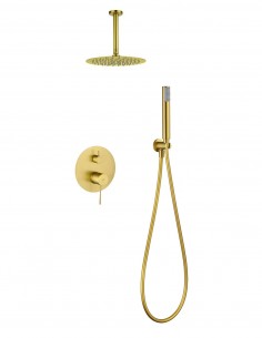 Conjunto ducha empotrado monomando - oro cepillado PIAMONTE de Imex