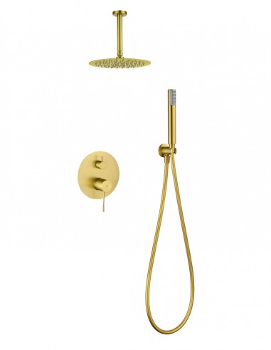 Conjunto ducha empotrado monomando - oro cepillado PIAMONTE de Imex
