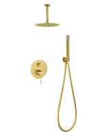 Conjunto ducha empotrado monomando - oro cepillado PIAMONTE de Imex