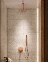 Conjunto ducha empotrado monomando - oro cepillado PIAMONTE de Imex ambiente