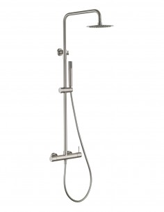Barra de ducha cromo termostática modelo Génova de Imex detalle 2