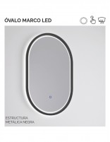 Mueble con detalles negros 3 cajones detalle espejo