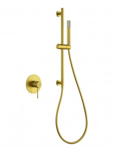 Set ducha 1 vía - oro rosa cepillado LINE de IMEX ambiente 2