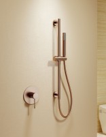 Set ducha 1 vía - oro rosa cepillado LINE de IMEX ambiente