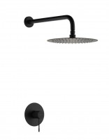 Set ducha 1 vía - negro mate LINE de IMEX