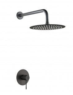 Set ducha 1 vía - negro mate LINE de IMEX 2