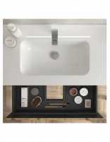 Conjunto de baño suspendido detalle lavabo