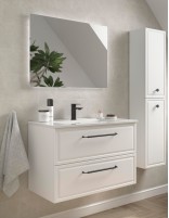 Conjunto de baño clásico 80 blanco