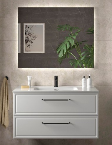 Conjunto de baño clásico - lavabo encastrado RUNA de Salgar