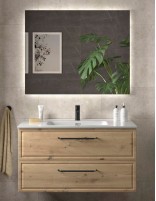 Conjunto de baño clásico roble