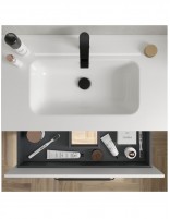 Conjunto de baño clásico detalle lavabo