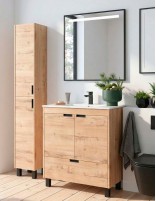 Conjunto de 2 puertas + 1 cajón 80