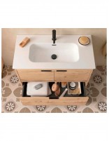 Conjunto de 2 puertas + 1 cajón lavabo