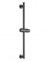 Barra soporte con toma - black gun metal ADUR de IMEX