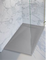 Plato de ducha ultraligero gris cemento