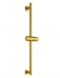 Barra soporte con toma - oro rosa cepillado ADUR de IMEX