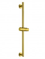 Barra soporte con toma - oro rosa cepillado ADUR de IMEX
