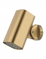 Rociador cuadrado ducha - oro cepillado TUBE de Imex