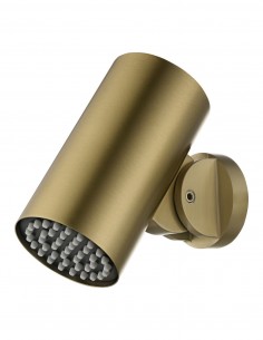 Rociador redondo ducha - oro cepillado TUBE de Imex