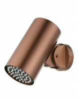 Rociador redondo ducha - oro rosa cepillado TUBE de Imex