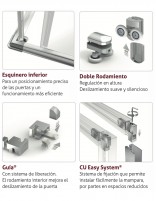 Mampara Kassandra serie 400 detalles