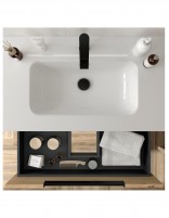 Conjunto de baño moderno detalle lavabo