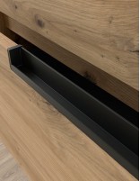 Conjunto de baño moderno detalle tirador