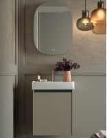Mueble Slim Recto colores lacados tirador negro