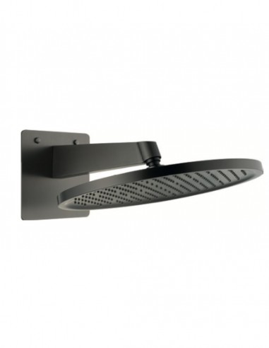 Rociador redondo para ducha - black gun metal de Imex