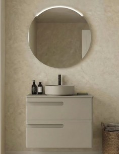 Mueble baño Avila Dos París - 2 cajones con lavabo sobre encimera