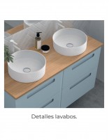 Mueble baño Avila Dos París detalle lavabos