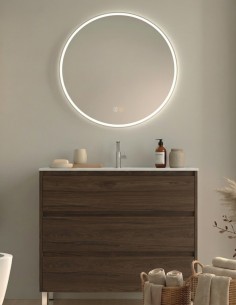 Mueble baño costados vistos con 3 cajones y patas - Carmen Avila Dos