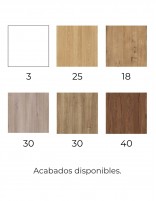 Avila Dos Carmen mueble de baño con 2 cajones acabados