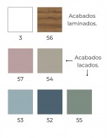 Mueble cuarto de baño Avila Dos acabados