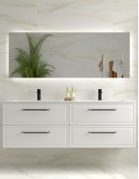 Conjunto de baño clásico 160 cm. - lavabo carga mineral RUNA de Salgar