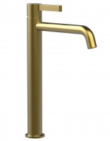 Grifo para lavabo alto - oro cepillado BAMBÚ de Lluvibath