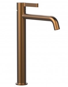 Grifo para lavabo alto - bronce cepillado BAMBÚ de Lluvibath