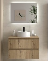 Conjunto de baño sobre encimera + lavabo KIRA de Salgar