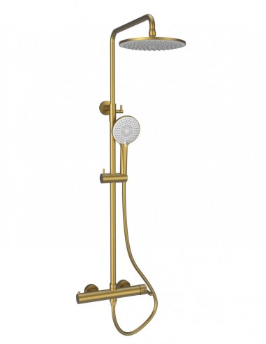 Columna de ducha - oro cepillado BAMBÚ de Lluvibath