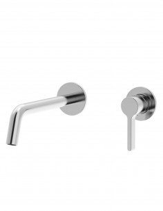 Grifo para lavabo empotrado - cromo BAMBÚ de Lluvibath