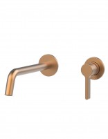 Grifo para lavabo empotrado - bronce cepillado BAMBÚ de Lluvibath