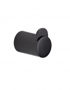 Perchero pared baño modelo KALA negro de PyP