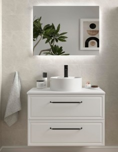 Conjunto de baño clásico sobre encimera - RUNA de Salgar