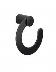Toallero negro baño modelo KALA negro para bidé de PyP