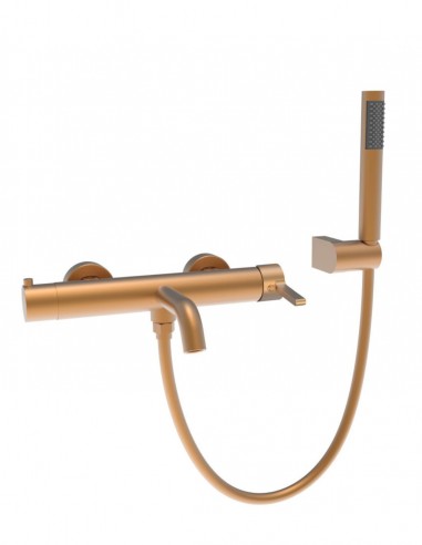 Conjunto de bañera monomando - bronce cepillado BAMBÚ de Lluvibath