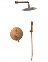 Conjunto de ducha empotrado - bronce cepillado BAMBÚ de Lluvibath