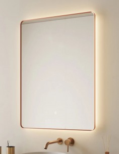 Espejo LED con marco aluminio - Frame Manillons Torrent