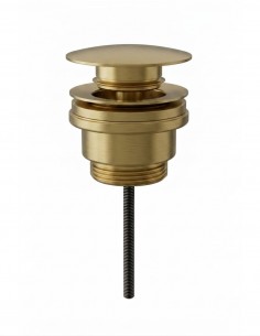 Válvula desagüe click clack - oro cepillado de LLUVIBATH