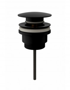 Válvula desagüe click clack - negro mate de LLUVIBATH