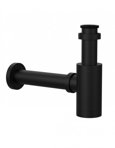 Sifón para lavabo - negro mate de LLUVIBATH